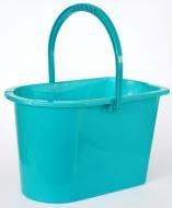 Відро ПОЛІМЕРДЕТАЛЬ овальне 14 л бірюзове